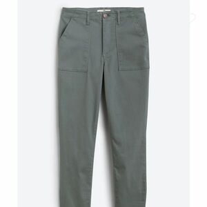 Women’s Mason & Belle Laney Utility pocket Skinny Pant - teal green, size 14